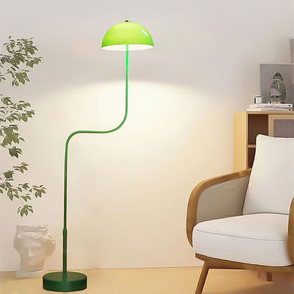 Moderne Scandinavische Ijzeren Glazen Koepel Opklapbare Staande Lamp Met 1 Lamp Voor Studie