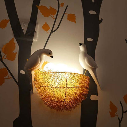 Hedendaagse Creatieve Aluminium Vogelnest 3/5-Lichts Wandlamp Voor Woonkamer