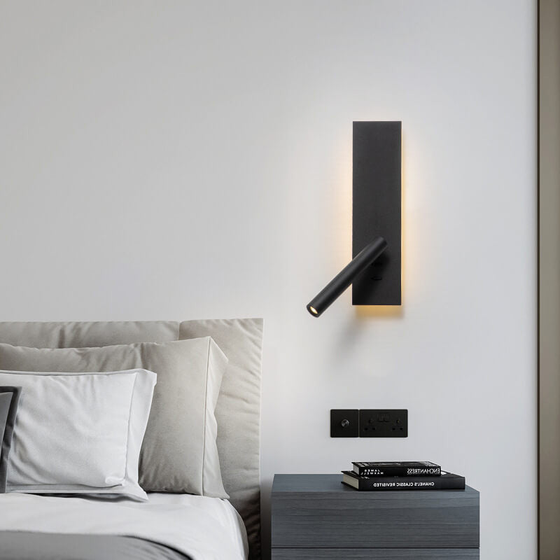 Minimalistische Creatieve Rechthoekige Roterende Spot Led Wandlamp