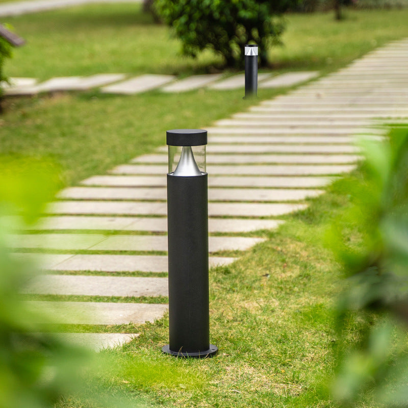 Moderne Industriële Aluminium Kolom Led Waterdichte Gazon Landschapsverlichting Voor Tuin