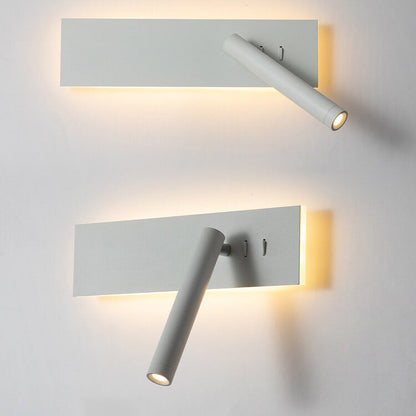 Minimalistische Creatieve Rechthoekige Roterende Spot Led Wandlamp