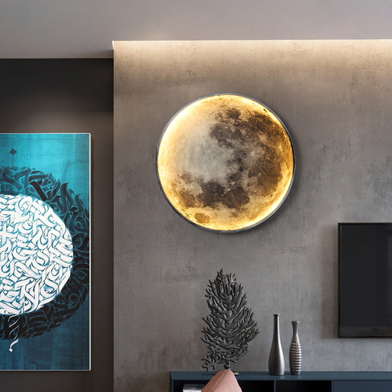 Creatieve Decoratieve Planeet 1-lichts Led Wandlamp