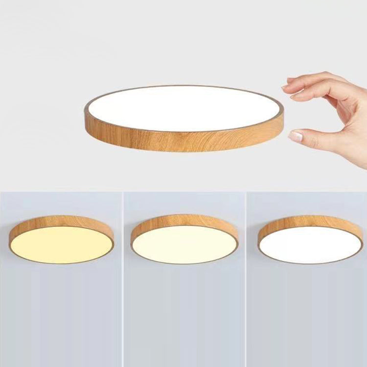 Moderne Scandinavische Ronde Pvc Ijzeren Led Plafondlamp Voor Slaapkamer