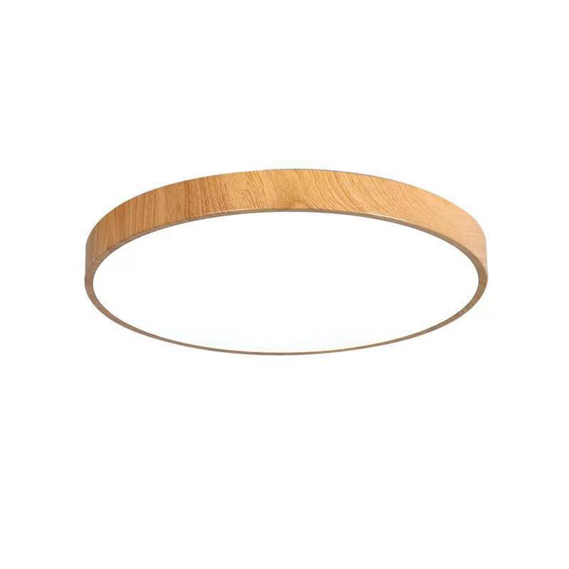 Moderne Scandinavische Ronde Pvc Ijzeren Led Plafondlamp Voor Slaapkamer