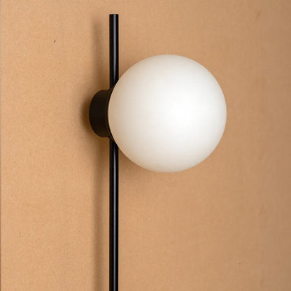 Minimalistische Lange Glazen Bol Met 1 Lichts Wandlamp