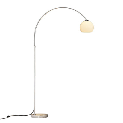 Moderne Scandinavische Glazen Ronde Kap Vishengel Ijzer 1-lichts Staande Vloerlamp Voor Woonkamer