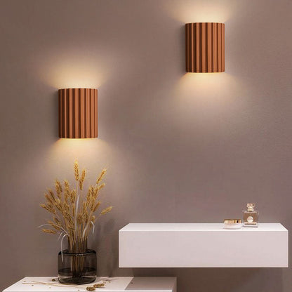 Moderne Nordic Resin Tiles 2-lichts Wandlamp Voor Slaapkamer