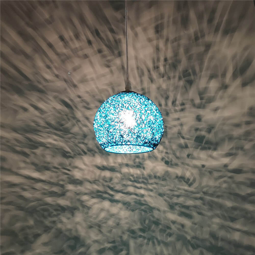 Hedendaagse Creatieve Aluminium Macaron Ronde Hanglamp Met 1 Lichtpunt Voor De Woonkamer