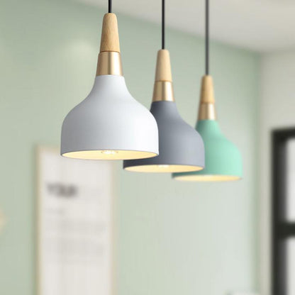 Creatieve Moderne Macaron Disc Art 1-lichts Hanglamp