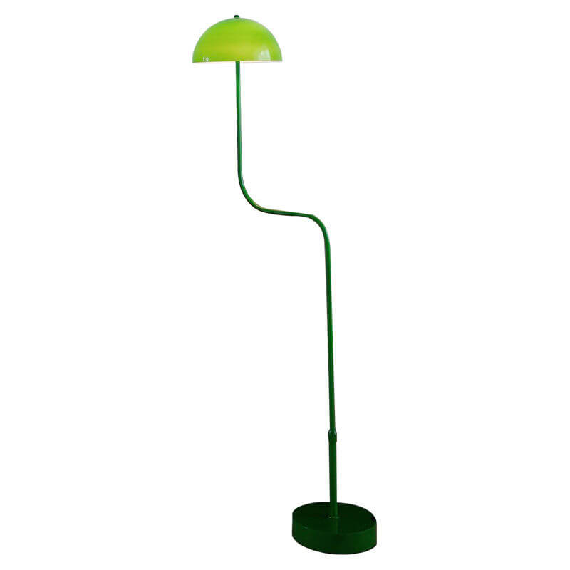 Moderne Scandinavische Ijzeren Glazen Koepel Opklapbare Staande Lamp Met 1 Lamp Voor Studie