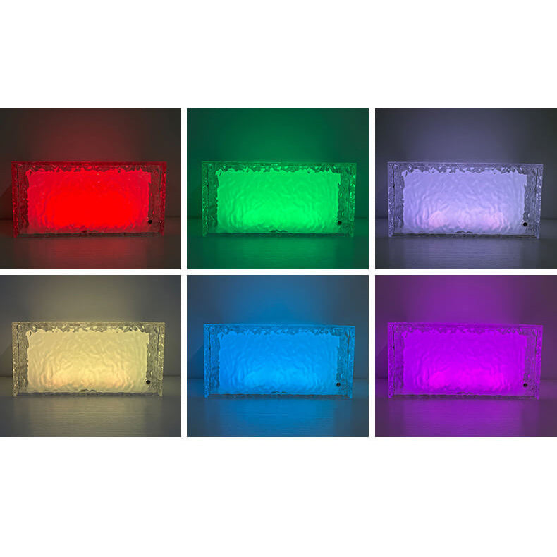 Creatieve Ijsblokje Acryl Rgb Led Decoratieve Tafellamp