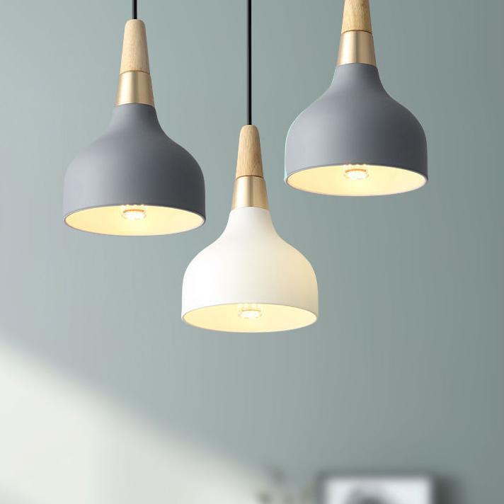 Creatieve Moderne Macaron Disc Art 1-lichts Hanglamp