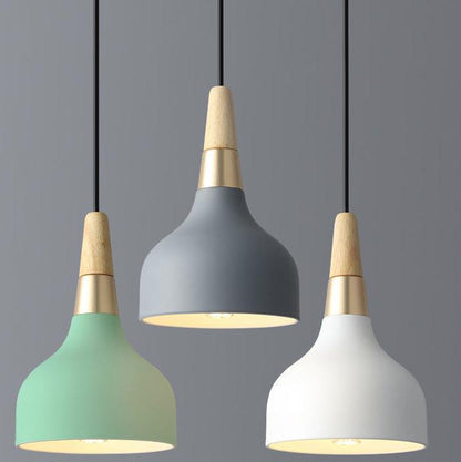 Creatieve Moderne Macaron Disc Art 1-lichts Hanglamp