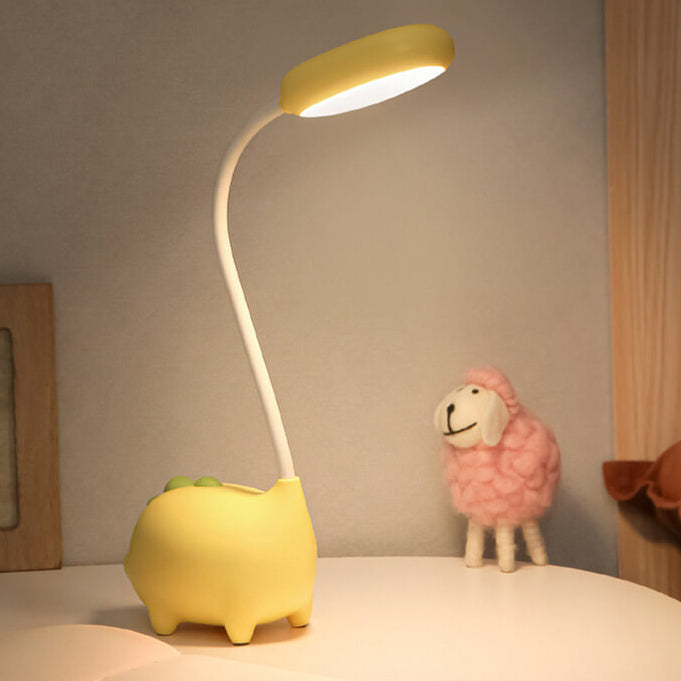 Cartoon Dinosaur Eye Care Oplaadbare LED Bureaulamp