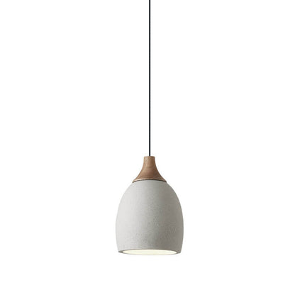 Minimalistische Cement Dome 1-Lichts Hanglamp