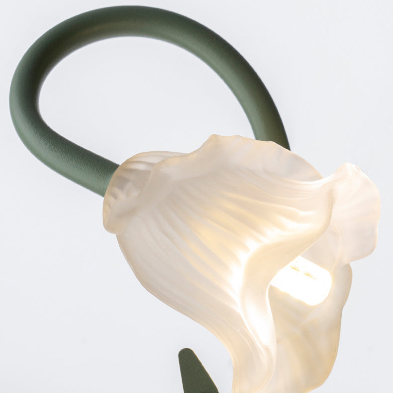 Hedendaagse Creatieve Bloemen Ijzeren Glazen 3/6 Wandlamp Voor Slaapkamer