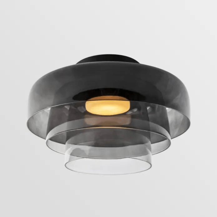 Scandinavische Designer Creatieve Persoonlijkheid Middeleeuwse Glazen Plafondlamp