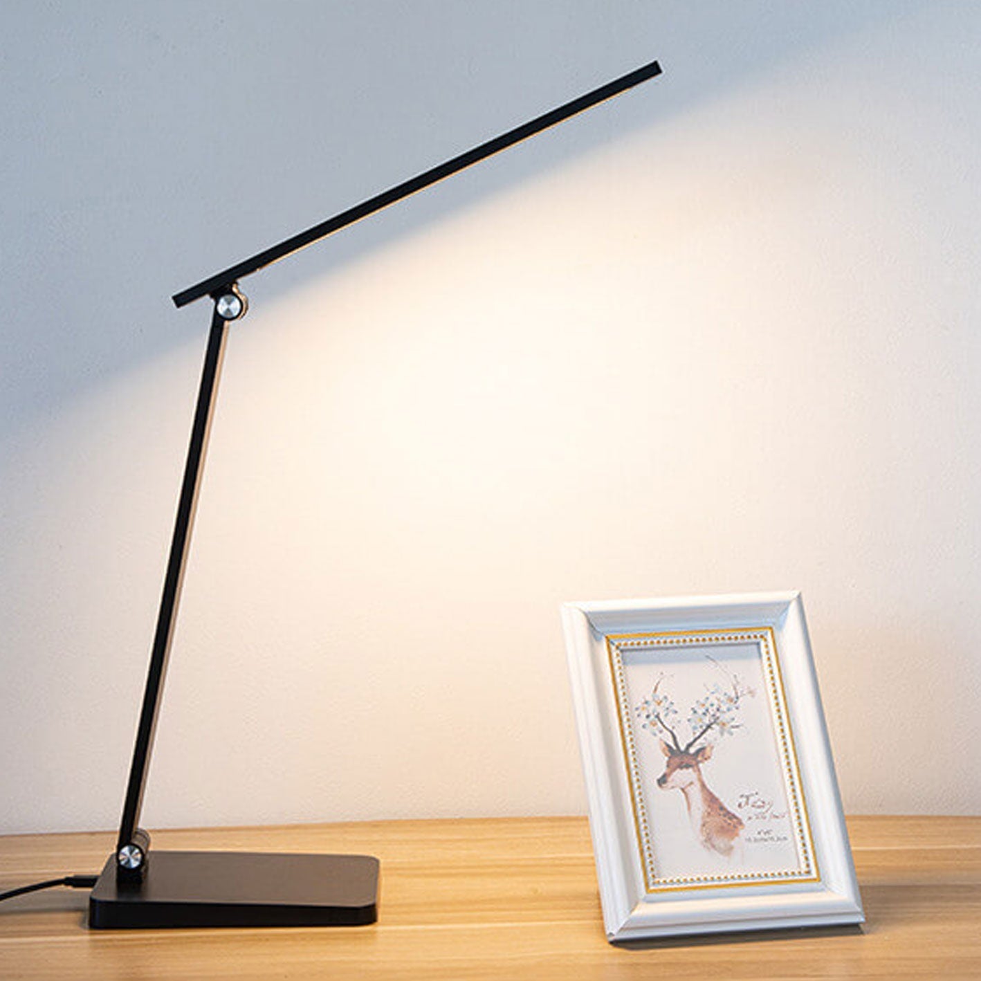 Creatieve Opvouwbare Touch-dimmende Aluminium Led-bureaulamp