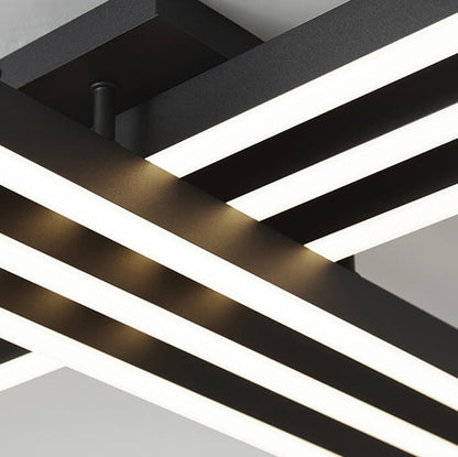 Industriële Aluminium Creatieve Geometrische Lijn Led-Plafondlamp