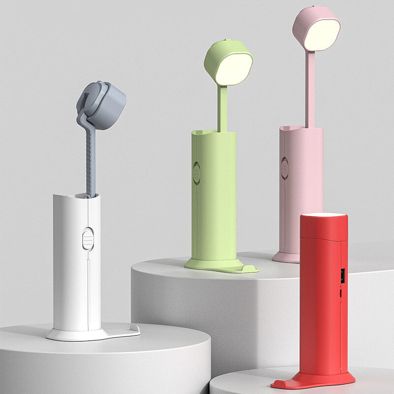 Creatieve Kleine Intrekbare Powerbank Zaklamp Led Tafellamp