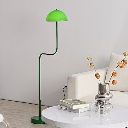 Moderne Scandinavische Ijzeren Glazen Koepel Opklapbare Staande Lamp Met 1 Lamp Voor Studie