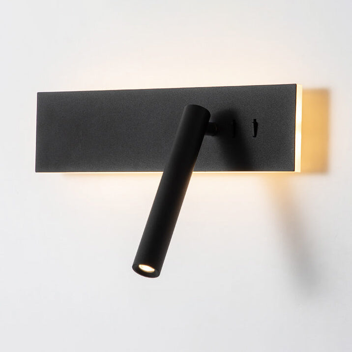 Minimalistische Creatieve Rechthoekige Roterende Spot Led Wandlamp