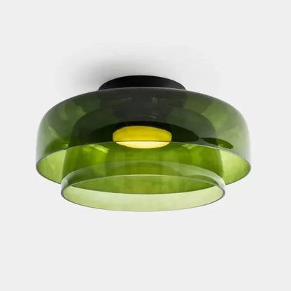 Scandinavische Designer Creatieve Persoonlijkheid Middeleeuwse Glazen Plafondlamp