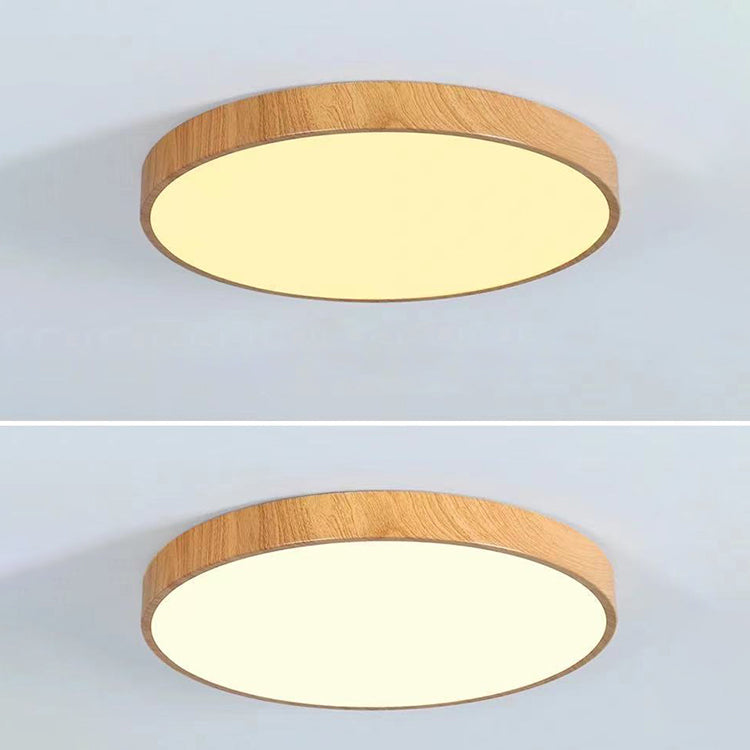 Moderne Scandinavische Ronde Pvc Ijzeren Led Plafondlamp Voor Slaapkamer