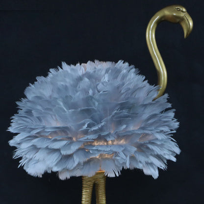 Moderne Scandinavische Ganzenveren Metalen Flamingo Bal 1-lichts Tafellamp Voor Naast Het Bed