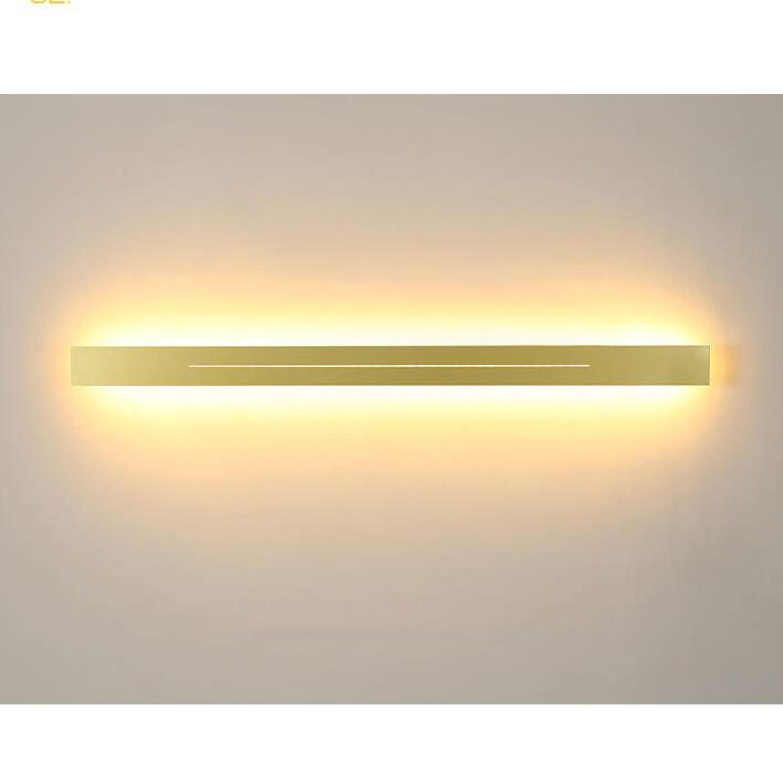 Minimalistische Langwerpige Staafvormige Sfeerverlichting Met 1 Lichtpunt Led-Acrylwandlamp