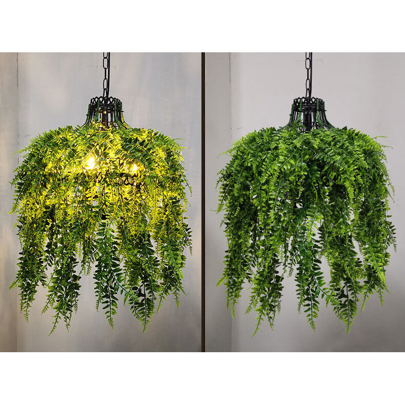 Creatieve Plant Vine Decoratieve 3-Lichts Kroonluchter