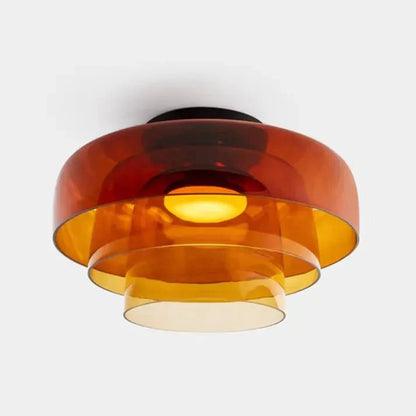 Scandinavische Designer Creatieve Persoonlijkheid Middeleeuwse Glazen Plafondlamp