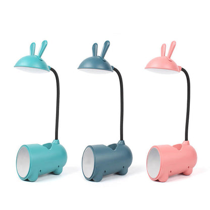 Cartoon Creatieve Konijn LED Touch USB Penhouder Bureaulamp