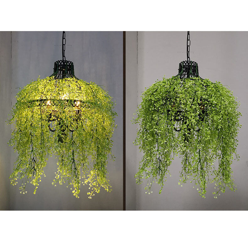 Creatieve Plant Vine Decoratieve 3-Lichts Kroonluchter