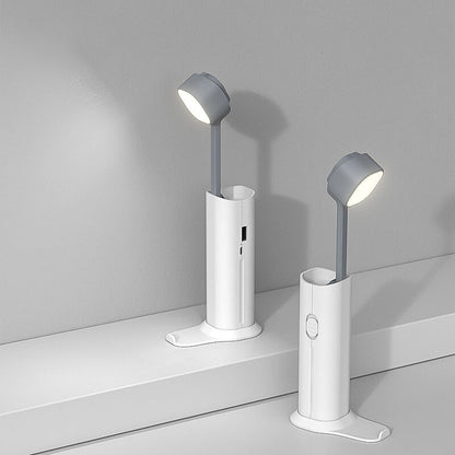 Creatieve Kleine Intrekbare Powerbank Zaklamp Led Tafellamp