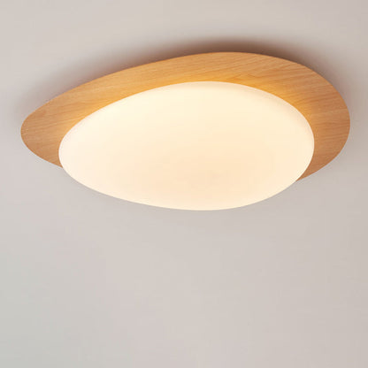 Moderne Scandinavische Kiezelsteenvormige Ijzeren Acryl Led-plafondlamp Voor Slaapkamer