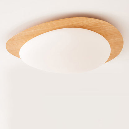 Moderne Scandinavische Kiezelsteenvormige Ijzeren Acryl Led-plafondlamp Voor Slaapkamer