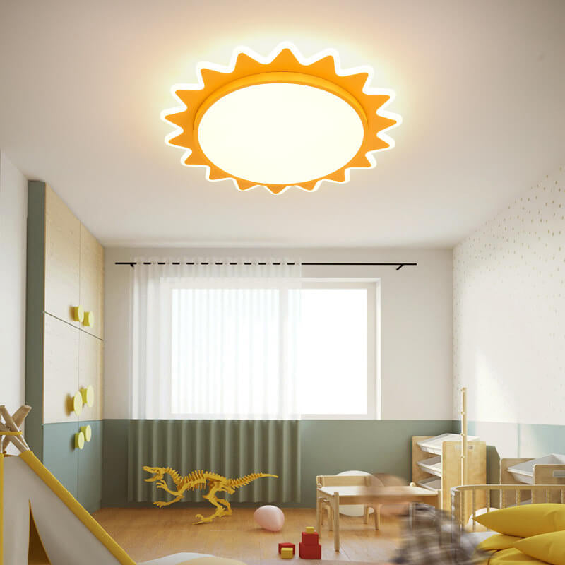 Creatieve Cartoon Zonvormige LED Plafondlamp