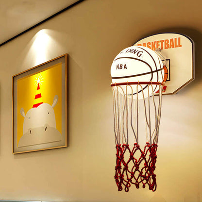 Creatieve Cartoon Basketbal 1-Lichts Wandlamp