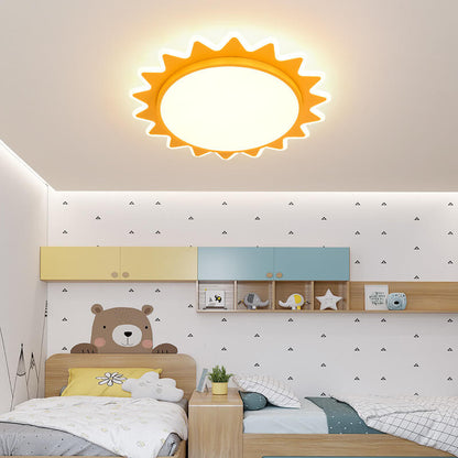 Creatieve Cartoon Zonvormige LED Plafondlamp