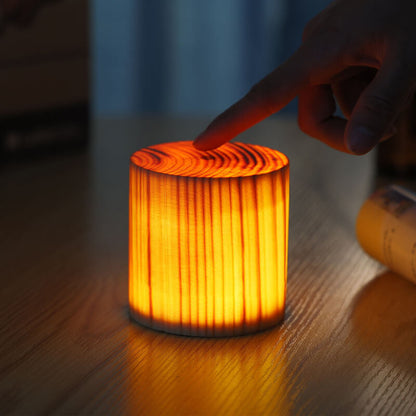 Creatieve Houten Led-aanraaknachtlamp Tafellamp