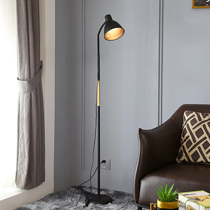 Minimalistische 1-Lichts Bell Shade Staande Led-Vloerlampen