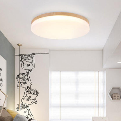 Moderne Ronde Led-plafondlamp Met Acryl Kap