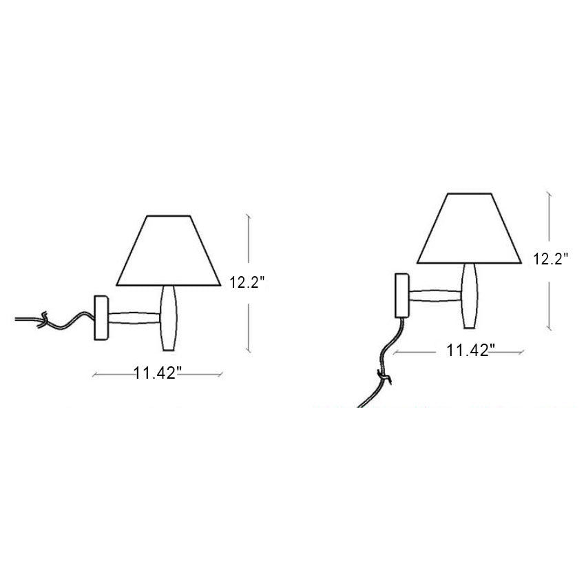 Europese Minimalistische Glazen Wandlamp Van Massief Hout Met 1 Lamp