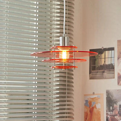 Moderne Ufo-Vormige Kroonluchter Vintage Hanglamp