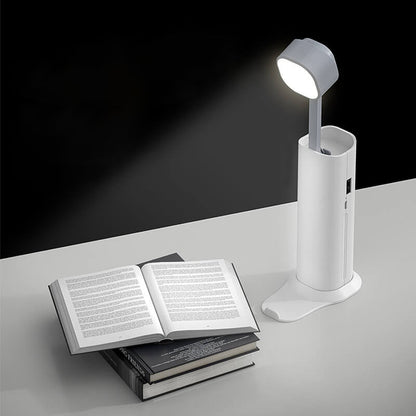 Creatieve Kleine Intrekbare Powerbank Zaklamp Led Tafellamp