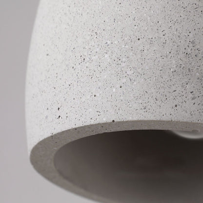 Minimalistische Cement Dome 1-Lichts Hanglamp