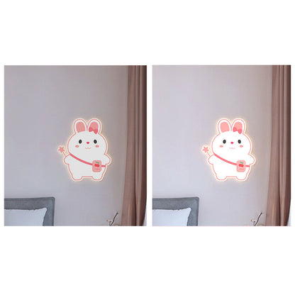 Creatieve Cartoon Konijn Eenhoorn Kinderen LED Wandlamp