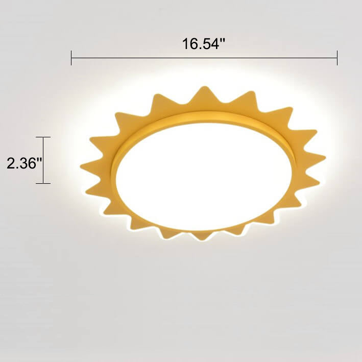 Creatieve Cartoon Zonvormige LED Plafondlamp