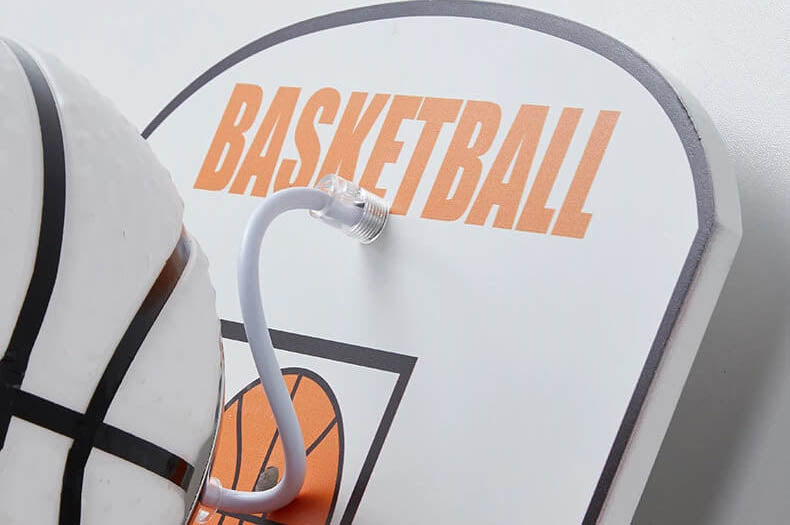 Creatieve Cartoon Basketbal 1-Lichts Wandlamp